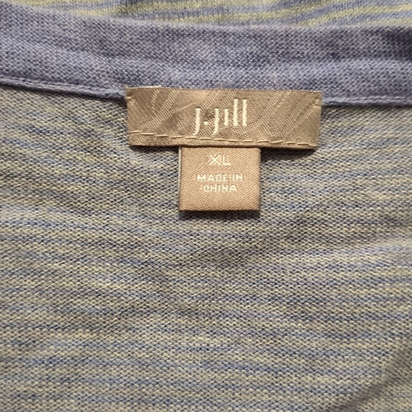 **3/$10** J. Jill Lightweight Sweater Top Size XL - Picture 7 of 8